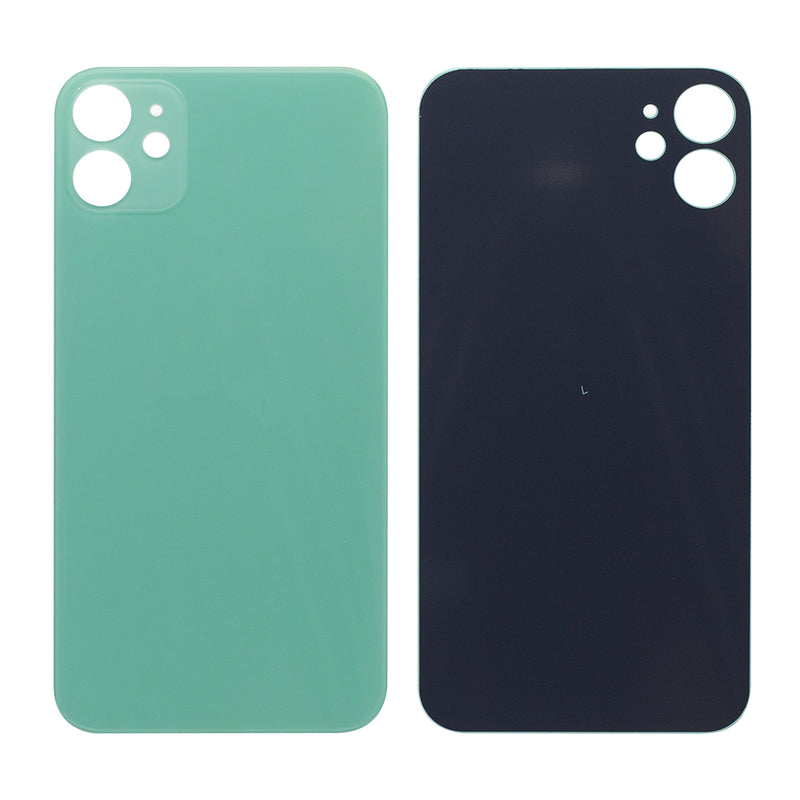 For iPhone 11 Extra Glass Green (Enlarged camera frame)