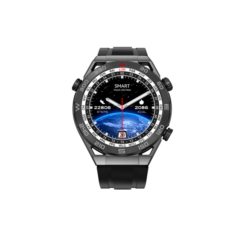 DTNO 1 DT Ultra Mate Smart Watch Black