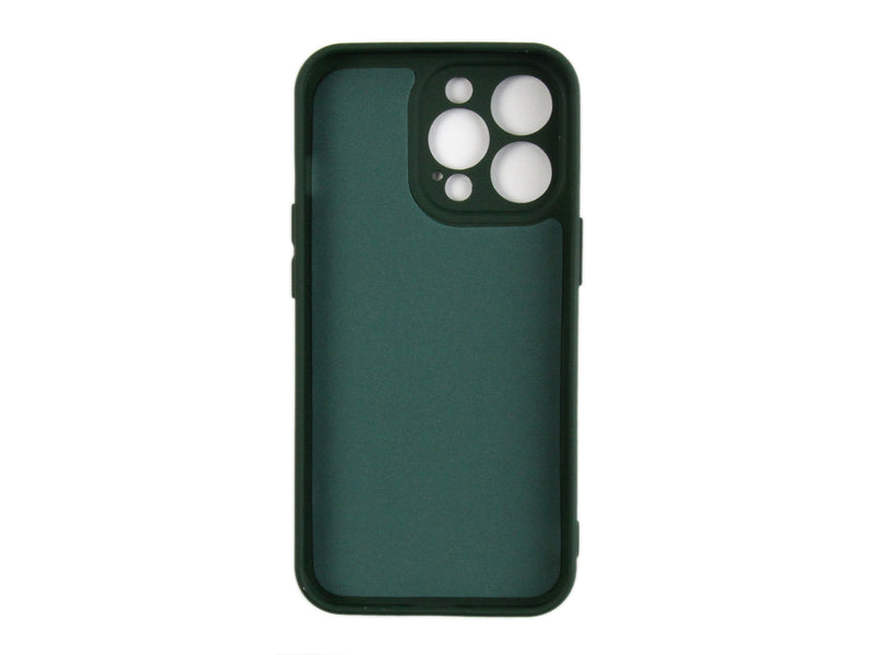 Rixus Coque TPU souple pour iPhone 13 Pro Vert foncé