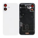 For iPhone 16 Extra Glass With NFC, Enlarged Camera Frame White