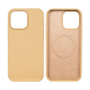 Rixus For iPhone 16 Pro Max Soft TPU Phone Case With MagSafe Gold