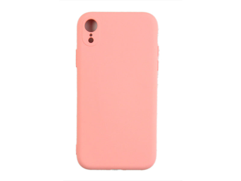 Rixus Para Funda de TPU suave para iPhone XR Rosa