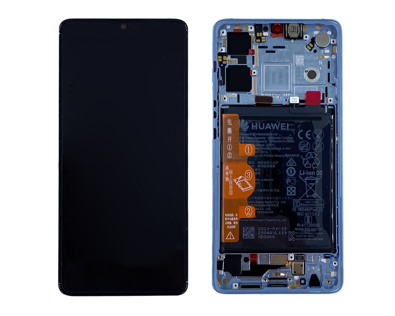 Huawei P30 (ELE-L29, ELE-L09) Nueva Versión Pantalla Y Digitalizador Cristal Respiratorio Completo