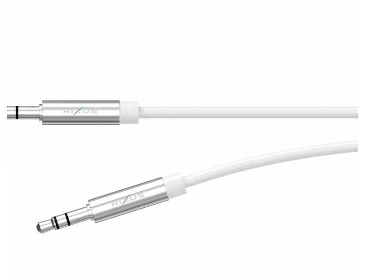 Rixus RX2025 AUX to AUX Audio Cable Male 3.5MM 120CM White