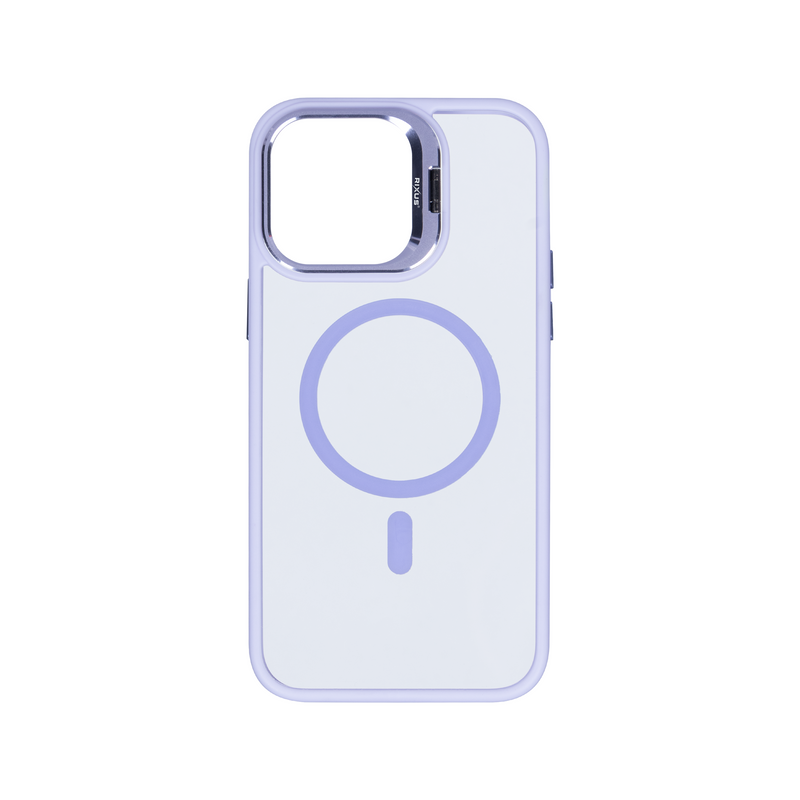 Rixus Classic 03 Case With MagSafe For iPhone 12, 12 Pro Light Purple