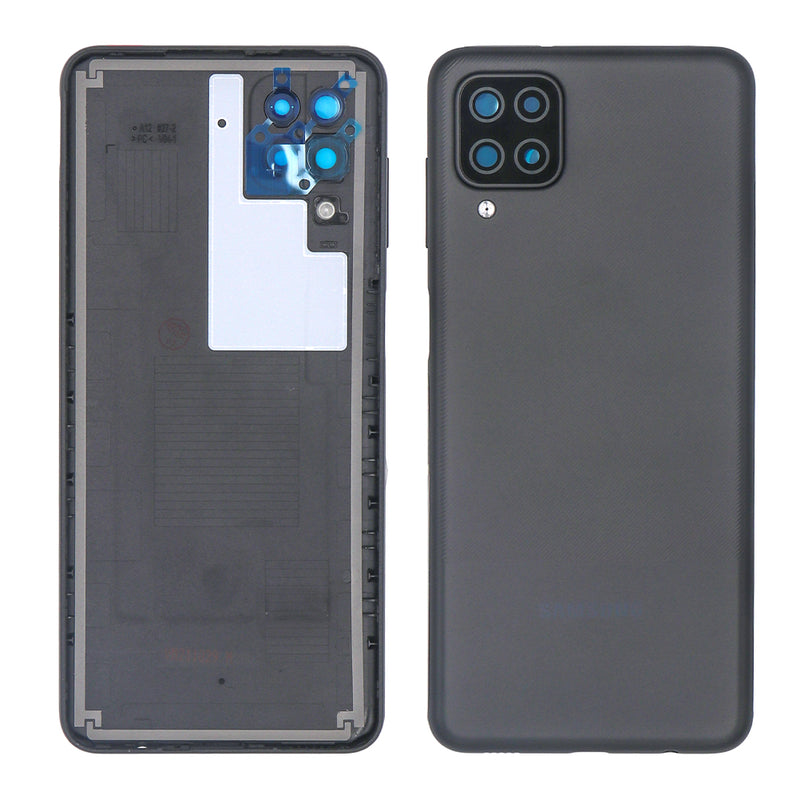 Samsung Galaxy A12 Nacho A127F Back Cover Black With Lens (OEM)