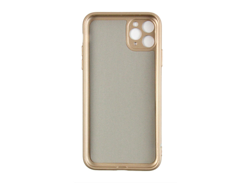 Rixus Para Funda de TPU suave para iPhone 11 Pro Max Oro