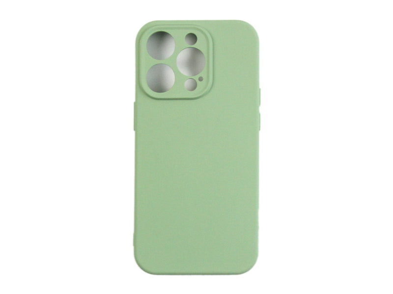 Rixus For iPhone 14 Pro Soft TPU Phone Case Matcha