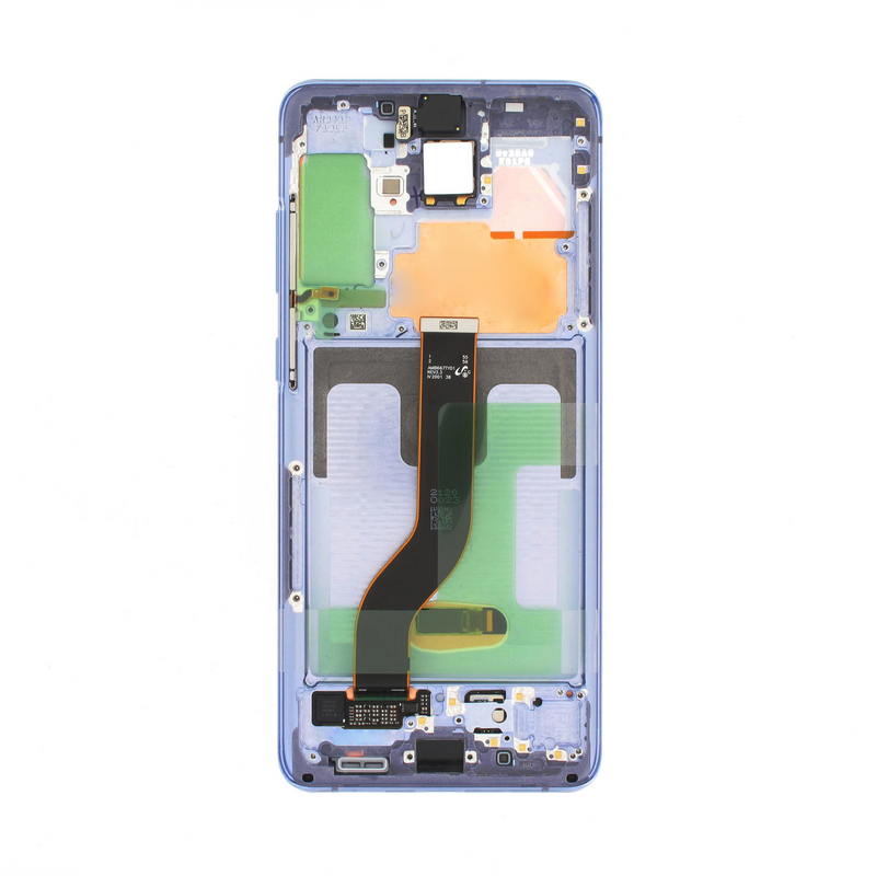 Samsung Galaxy S20 G980F, S20 5G G981F Display and Digitizer Complete Without Camera Cloud Blue