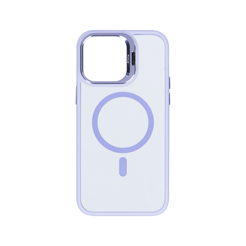 Rixus Classic 03 Case With MagSafe For iPhone 15 Plus Light Purple