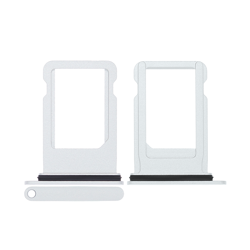 Para iPhone 8 Sim Card Holder Silver