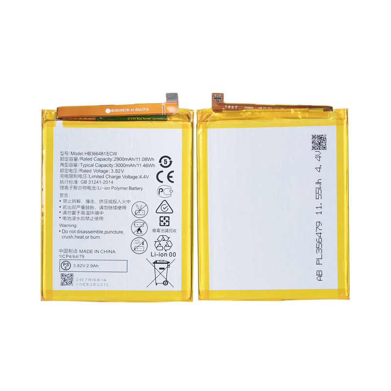 Huawei P20 Lite, P10 Lite, P9, P9 Lite, P Smart, Honor 8, P8 Lite (2017) Batterie HB366481ECW (OEM)