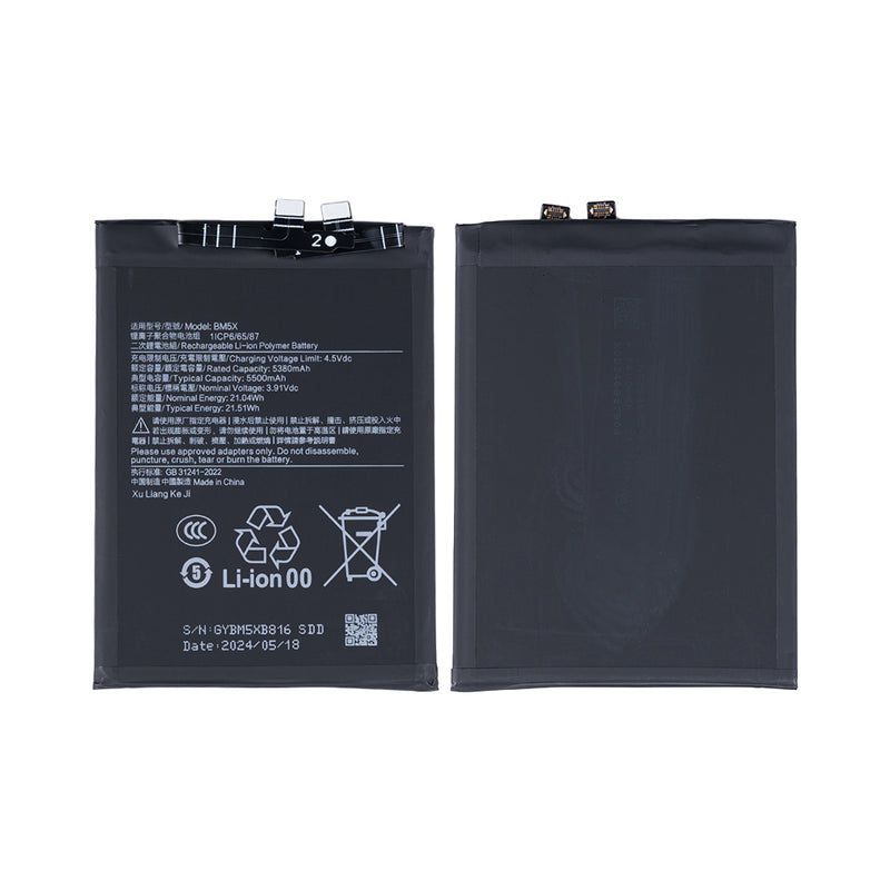 Xiaomi Redmi K70E (2311DRK48C) Battery BM5X OEM