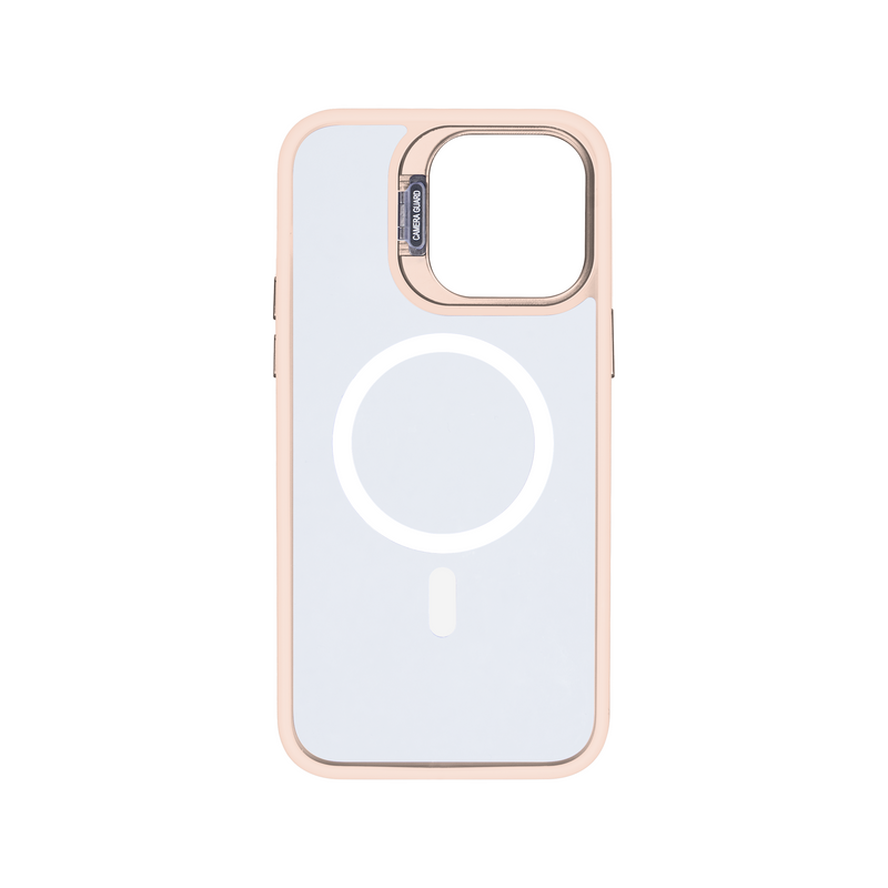Rixus Classic 03 Case With MagSafe For iPhone 12, 12 Pro Light Pink