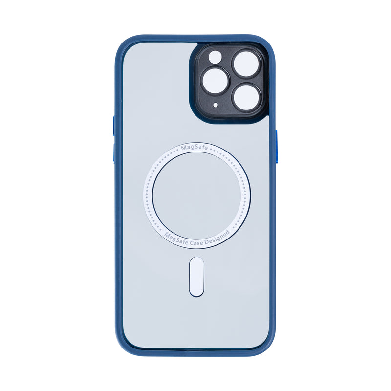 Rixus Classic 04 Case With MagSafe For iPhone 11 Pro Max Dark Blue