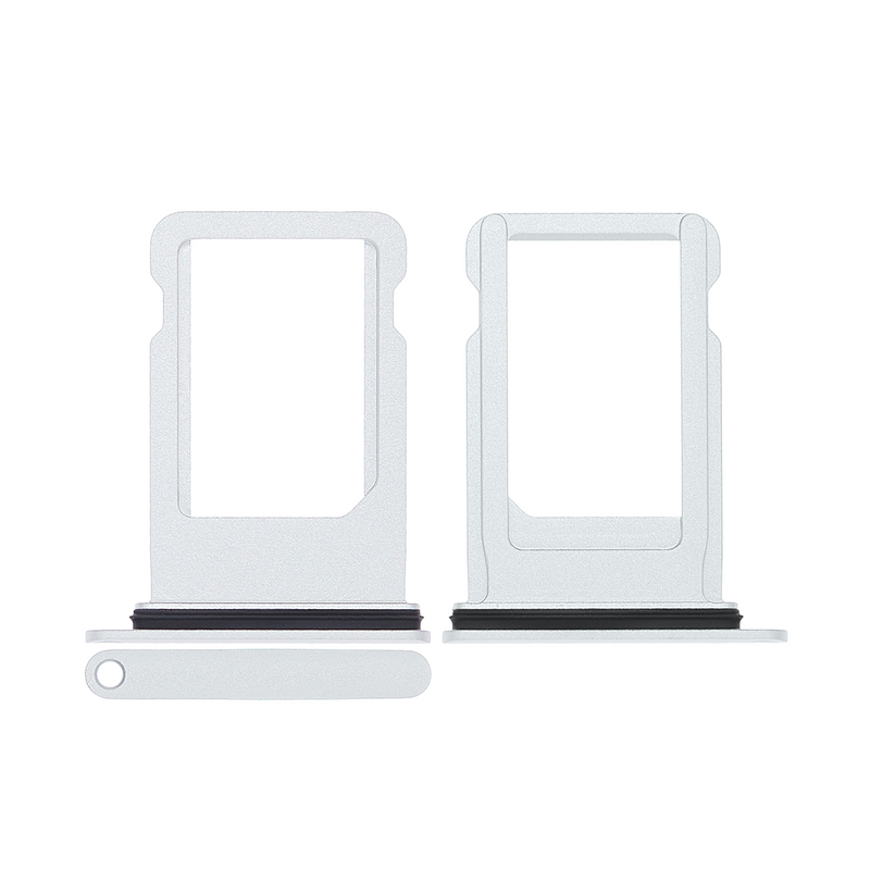 Pour iPhone 8 Sim Card Holder Argent