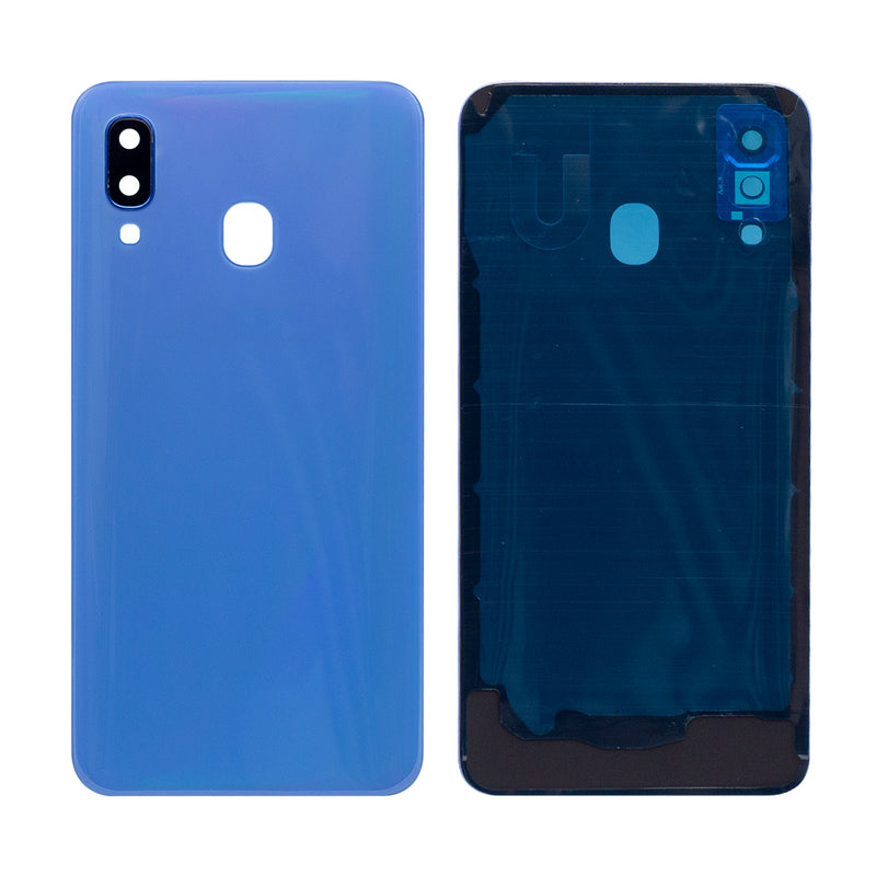 Samsung Galaxy A40 A405F Couvercle arrière bleu avec lentille (OEM)