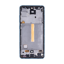 Samsung Galaxy A52 5G A526B, A52s 5G A528B Display And Digitizer With Frame Awesome Blue Soft-OLED