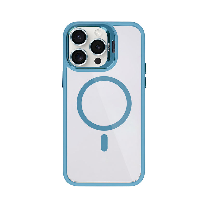 Rixus Classic 03 Case With MagSafe For iPhone 13 Pro Max Light Blue