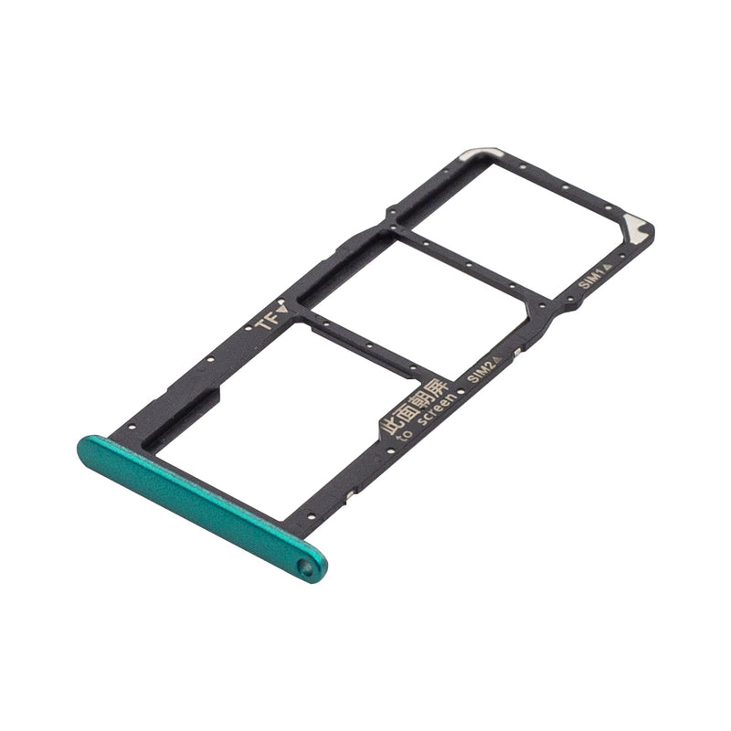 Porte carte Sim et SD Huawei Y6p Vert Emeraude