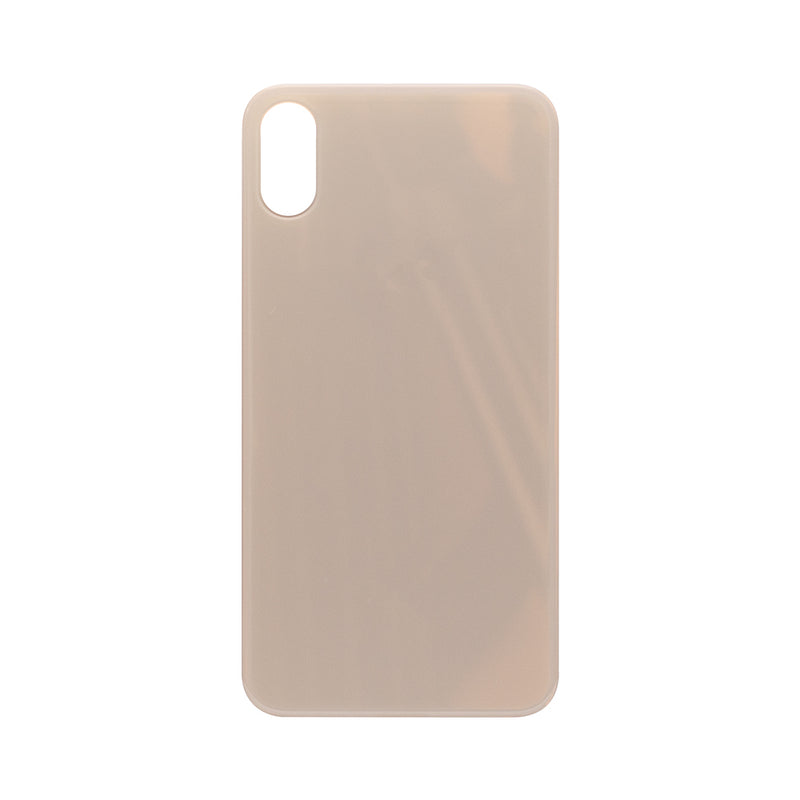 For iPhone XS Extra Glass Gold (Marco de la cámara ampliado)