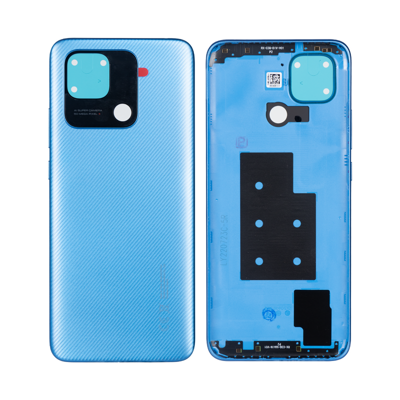 Xiaomi Redmi 10C (220333QBI) Coque arrière bleu océan sans objectif (OEM)