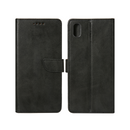For iPhone XR Bookcase Extra Card Holder Black