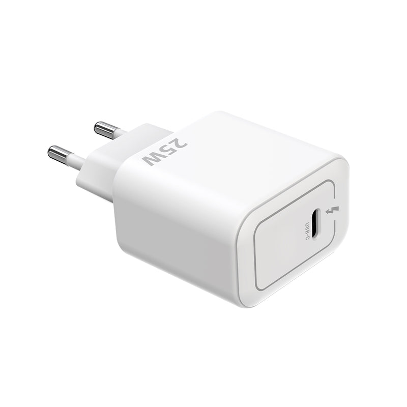 Rixus RXHC25 25W USB-C Power Adapter White