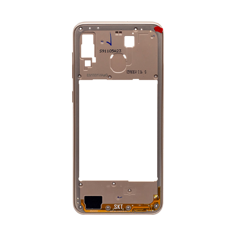 Samsung Galaxy A20 A205F Marco Medio Oro