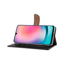 Rixus Bookcase For Samsung Galaxy A26 A266B Black