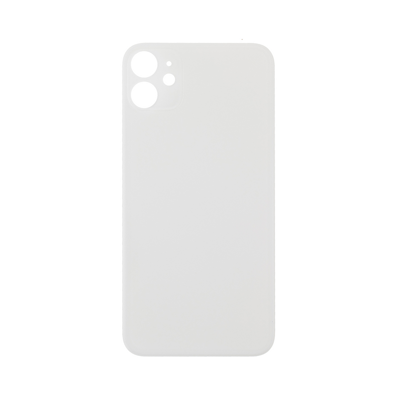 Pour iPhone 11 Extra Glass White (Cadre agrandi de l'appareil photo)
