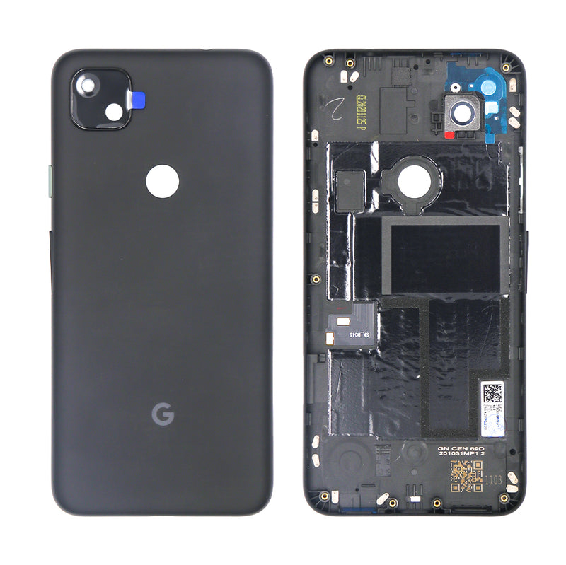 Google Pixel 4a G025J Tapa Trasera Solo Negro Con Lente