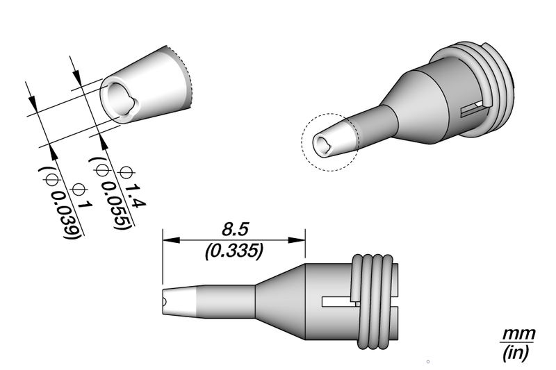 JBC Cartridge Pad Cleaning Ø 1 (C360013)