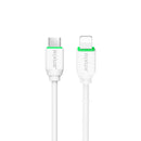 Rixus RX90L Adapter With USB-C To Lightning Cable 100CM 20W White