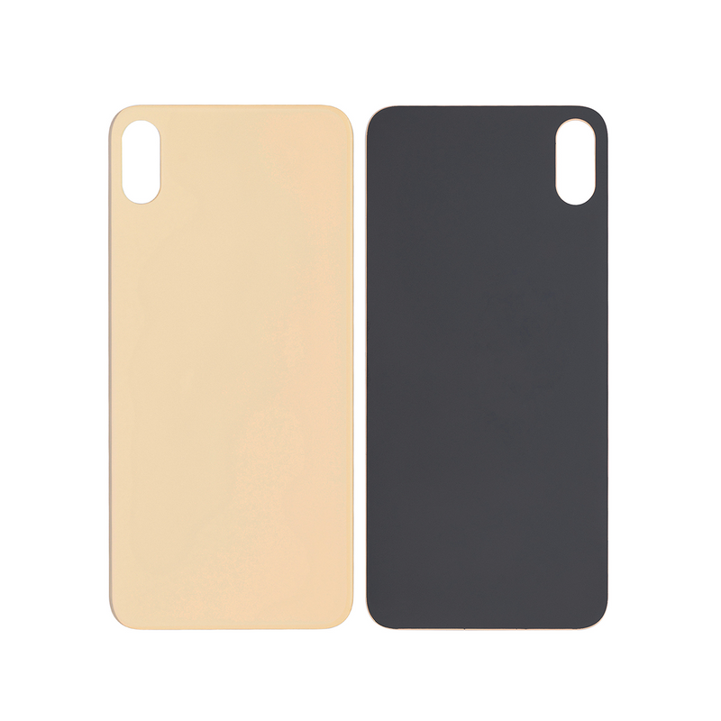 Pour iPhone Xs Max Extra Glass Gold (cadre de l'appareil photo élargi)