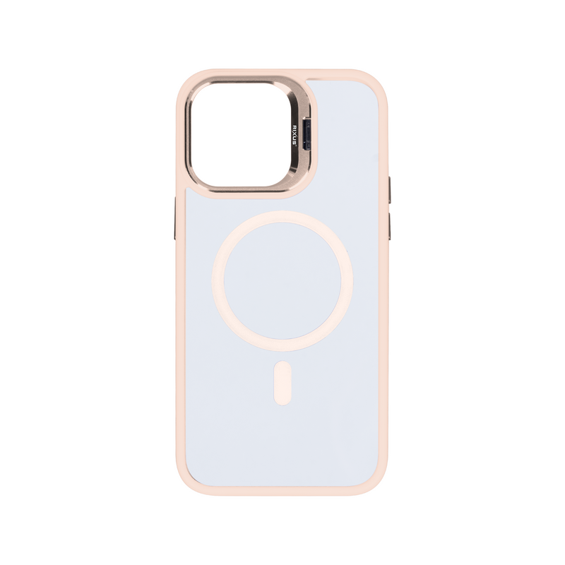 Rixus Classic 03 Case With MagSafe For iPhone 13 Light Pink