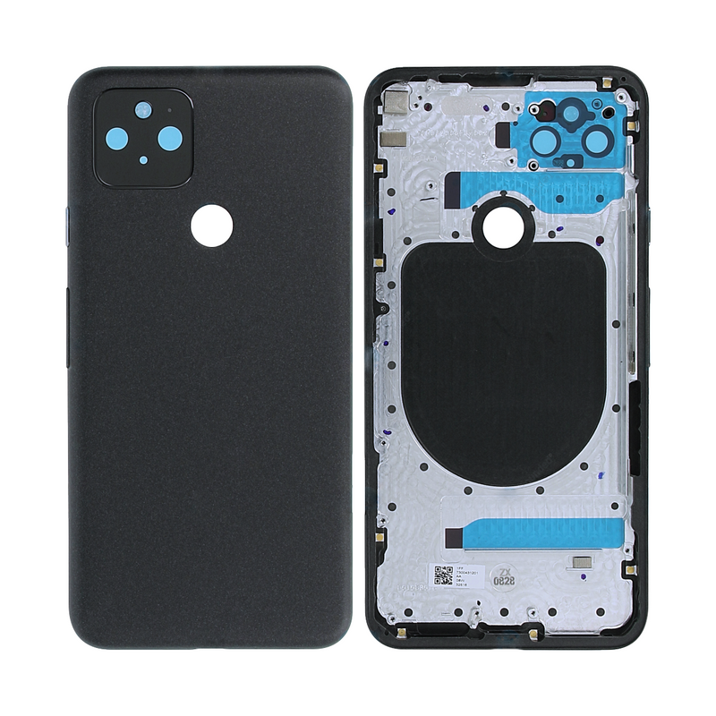 Google Pixel 5 GD1YQ, GTT9Q Back Cover Just Black With Lens