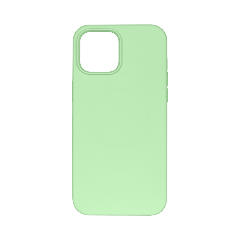 Rixus Para Funda de TPU blanda para iPhone 12 Mini con MagSafe Matcha