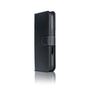 Rixus For iPhone 16 Duo Magnetic Detachable Wallet Black