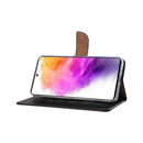 Rixus Bookcase For Samsung Galaxy A56 A566B Black