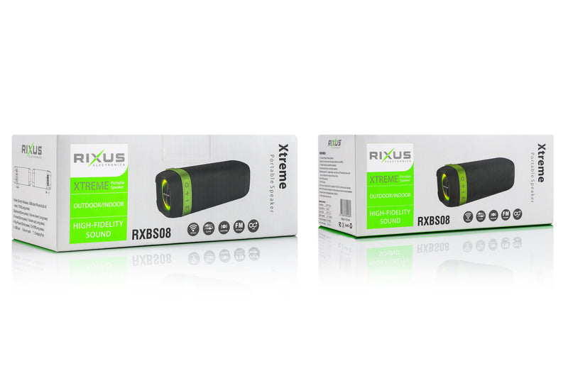 Rixus RXBS08 Portable Bluetooth Speaker