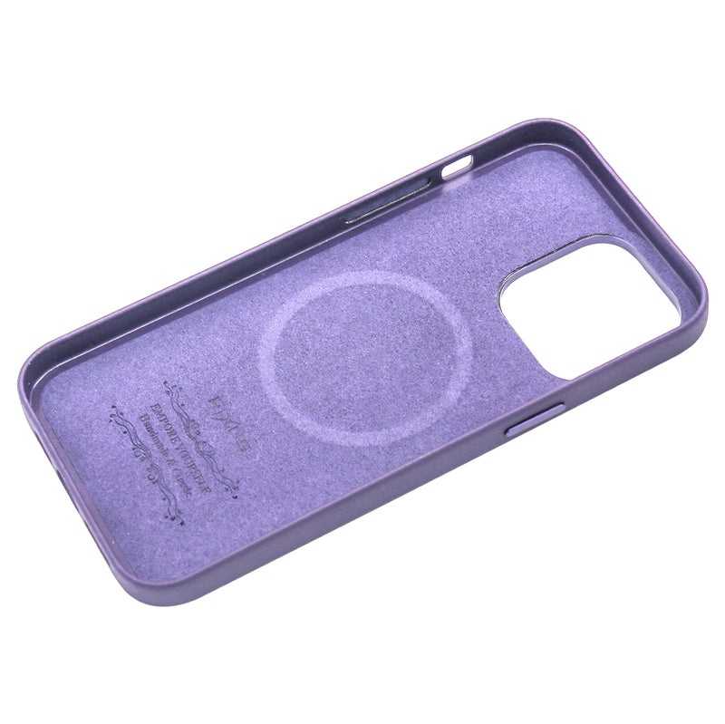 Rixus Classic 02 Funda Con MagSafe Para iPhone 14 Pro Max Morado