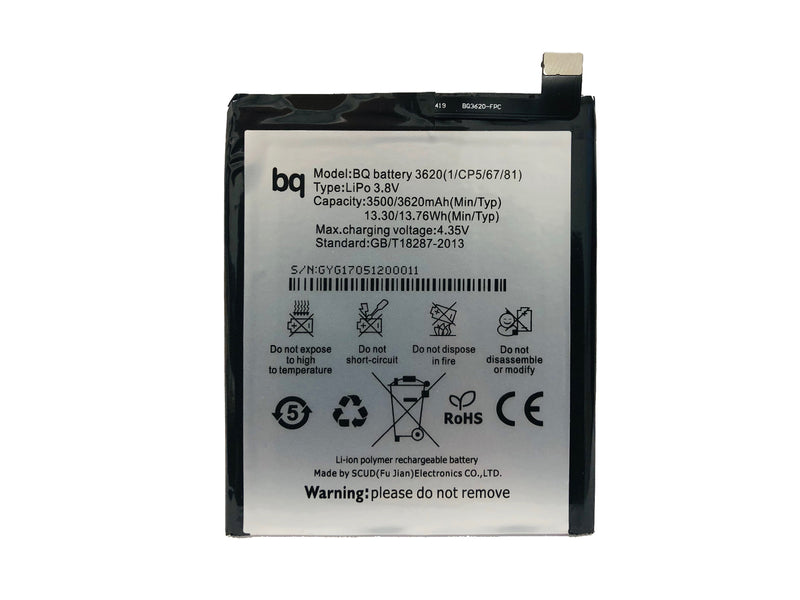 Batterie BQ Aquaris M5.5 3620 (OEM)