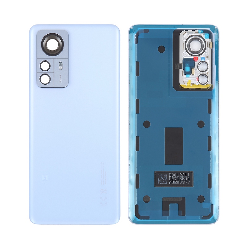 Xiaomi 12 Pro (2201122G) Back Cover With Lens Blue Original