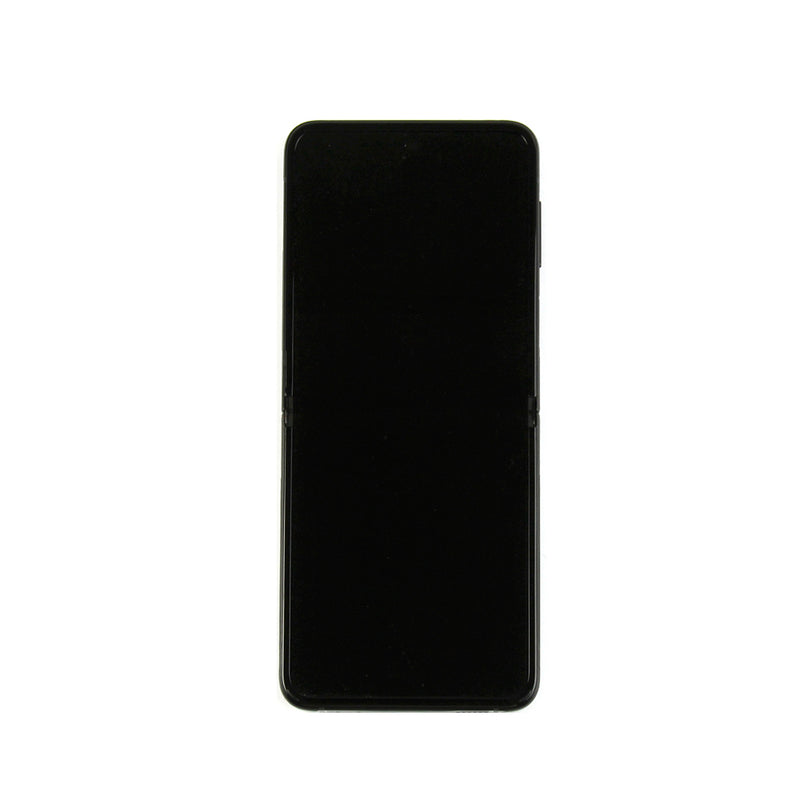 Samsung Galaxy Z Flip3 F711B Display And Digitizer With Frame Phantom Black Service Pack