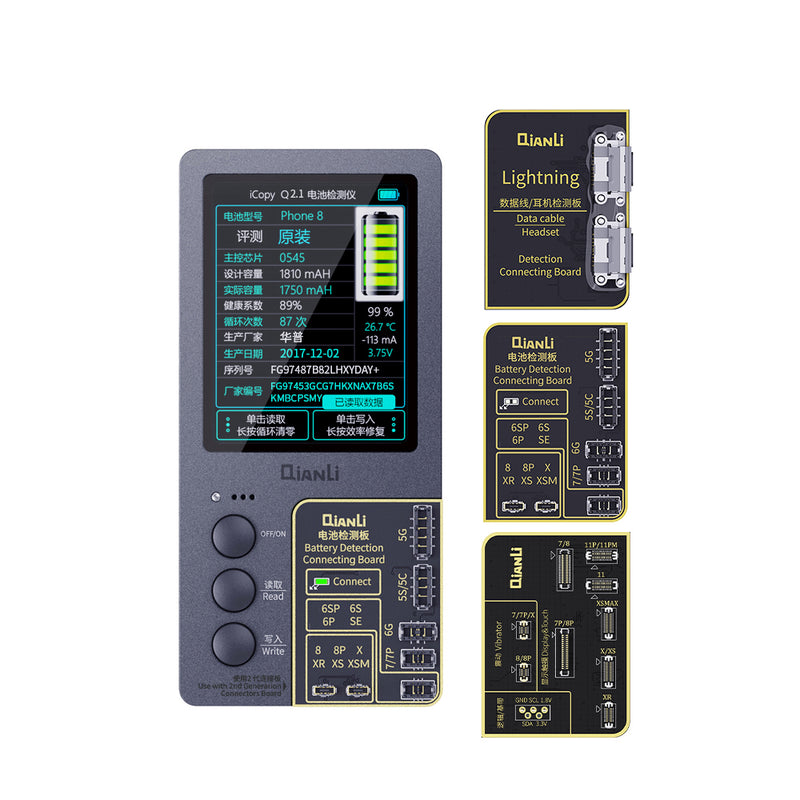 Qianli iCopy Plus 2.1 Programmer avec Lightning Board