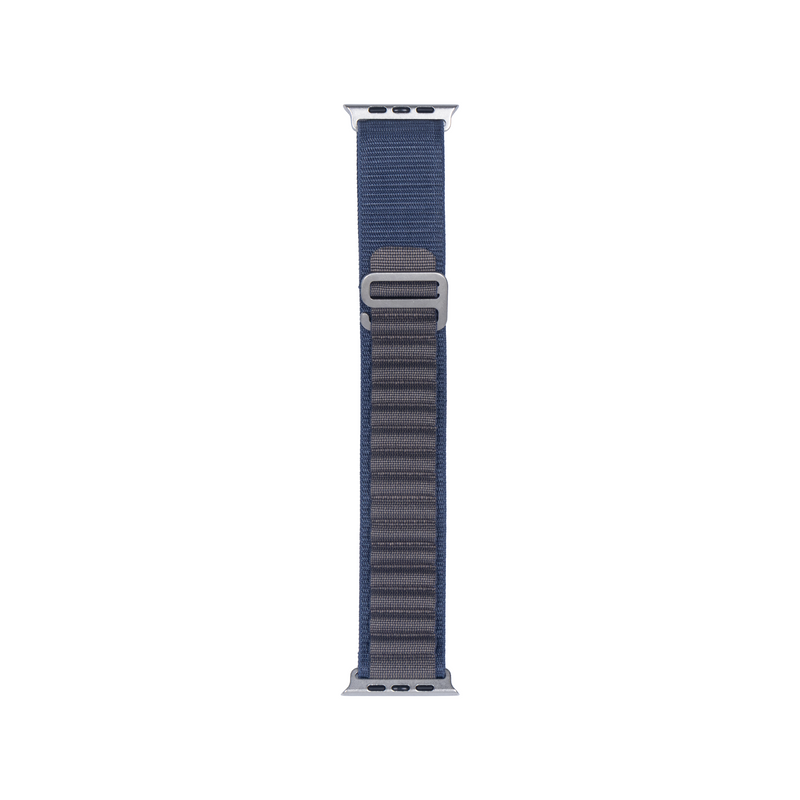 Para Apple Reloj 42mm, 44mm, 45mm, 49mm Correa de Nylon Sport Loop Azul Caja Minorista