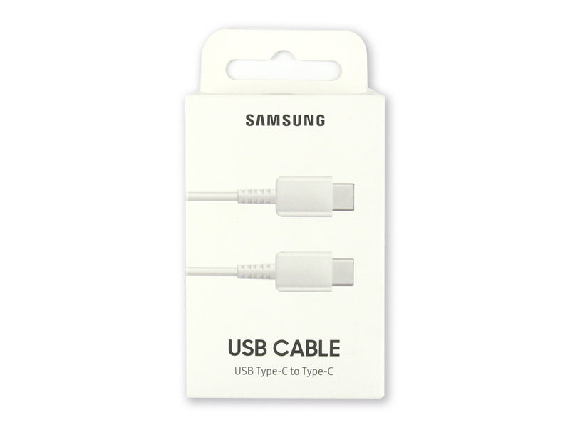 Cable Samsung de Tipo-C a Tipo-C EP-DA705BW 1m Blanco (EU Blister)