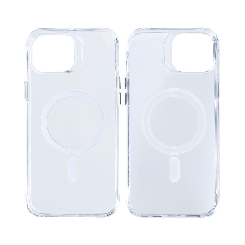 Rixus For iPhone 14 Crystal Clear Anti-shock TPU With MagSafe