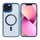 Rixus Classic 04 Case With MagSafe For iPhone 11 Pro Max Dark Blue